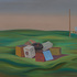 Obraz Tomáš Císařovský Černá skládka, 2004, olej, plátno, 120 x 160 cm
