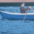 Obraz Petr Malina Na jezírku Serpentine, 2023, olej, plátno, 60 x 80 cm