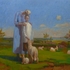 Obraz Adam Štech Pastorální krajina, 2020, olej, tempera, plátno, 150 x 185 cm