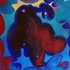 Obraz Petr Písařík Rhapsody in blue, 2018, akryl, korálky, plátno, 120 x 120 cm