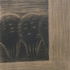 Obraz Anežka Kovalová Setmění, 1992, uhel, papír, 45 x 41 cm