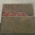 Obraz Anežka Kovalová Sklizená jablka, 2023, tempera, plátno na desce, 52 x 58 cm