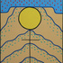 Obraz Stanislav Diviš Slunce dárce života, 1988, akryl, plátno, 160 x 140 cm.
