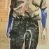 Obraz Jitka Mikulicová Twomblyho poklopec, 2018, akryl, pastel, plátno, 175 x 150 cm