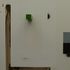 Obraz David Hanvald Z cyklu Zelená série č. 2, 2014, akryl, sprej, dřevo, plátno, 54 x 45 cm